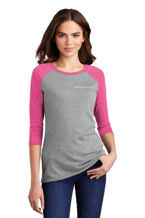 District Women’s Perfect Tri 3/4-Sleeve Raglan
