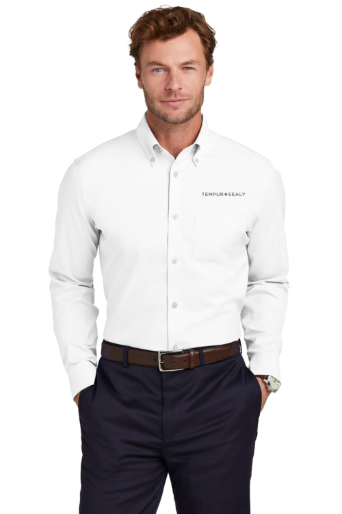 Brooks Brothers Wrinkle-Free Stretch Pinpoint Shirt